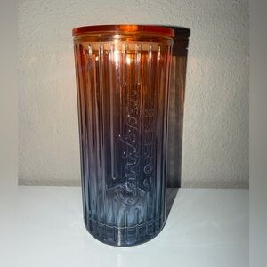 Caribou Coffee Multicolor Glass Tumbler
